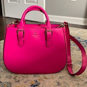 Hot pink Kate spade purse